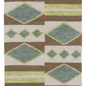 Kaleen Nomad Nom07-78 Turquoise Area Rug Clearance