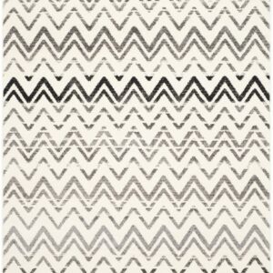 Safavieh Evoke Evk498c Cream - Dark Grey Area Rug