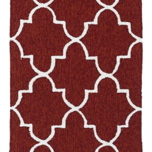 Kaleen Escape Esc09-25 Red Area Rug Clearance