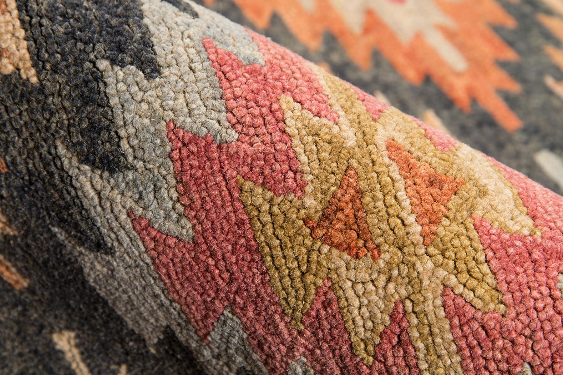 Momeni Tangier Tan19 Black Area Rug - Image 3
