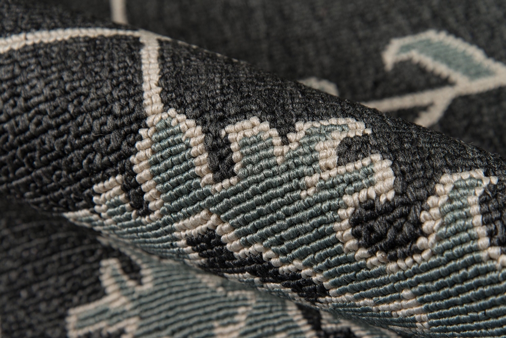 Momeni Baja BAJ23 Charcoal Area Rug - Image 3