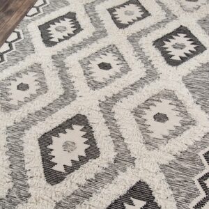 Momeni Indio IND-5 Black Area Rug