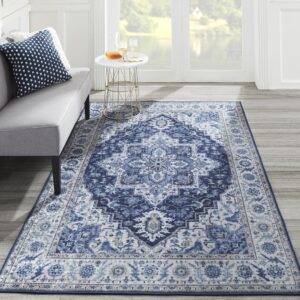 Momeni Karachi KAR-8 Blue Area Rug