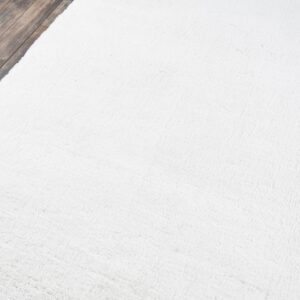 Momeni Velvet Shag VS-01 White Area Rug