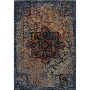 Orian Wild Weave Distressed Kirman Sunshine Area Rug