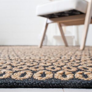 Safavieh Natural Fiber Nfb701Z Natural - Black Area Rug